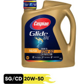 روغن موتور خودرو بنزینی کاسپین مدل 20W-50 SG حجم 4 لیتر