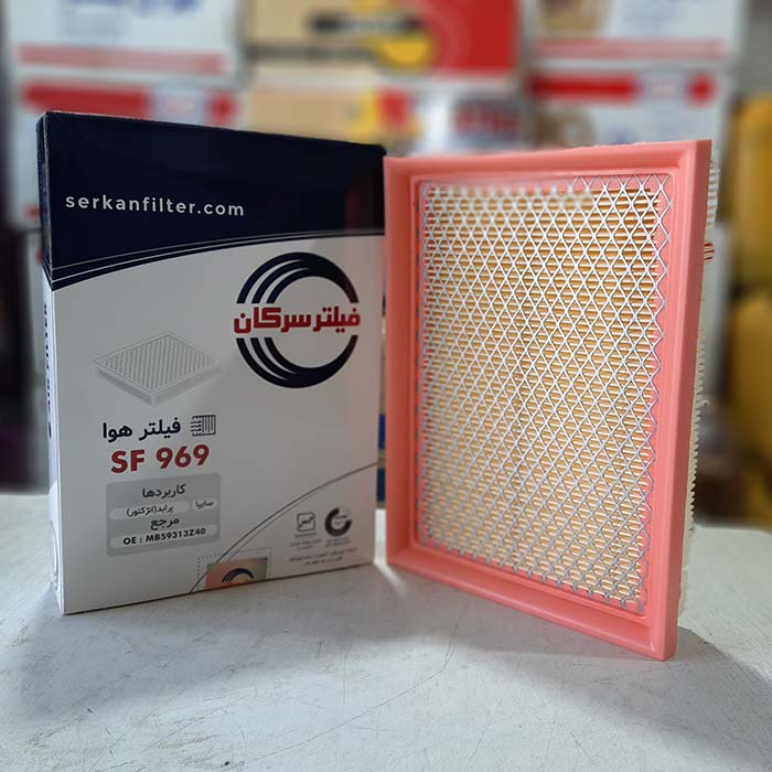 فیلتر هوا سرکان پراید انژکتور 969