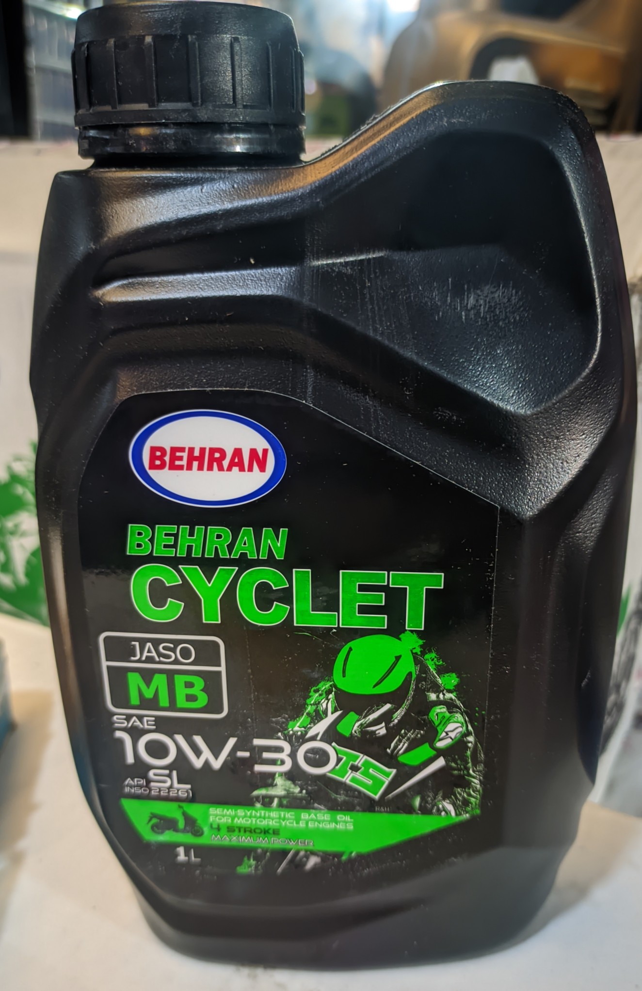روغن موتور بهران سیکلت 10W30Sl